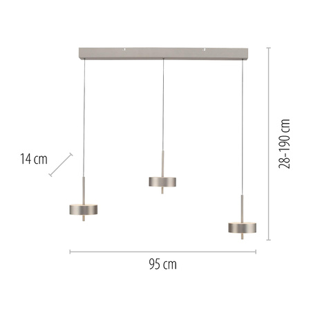 Lampa sterowana Smart Q-ROTATE ALUMINIUM (2248-95) - Paul Neuhaus