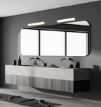 BATHROOM LIGHT 16W 3000K  ALUMINUM -ACRYLIC- METAL  CHROME (20150 Zambelis) - Zambelis
