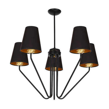 Żyrandol VICTORIA BLACK 5xE27 (MLP4913) - Eko-Light