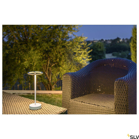 Przenośna lampa VINOLINA ONE 2700 K, TOUCH, biała (1007357) - SLV