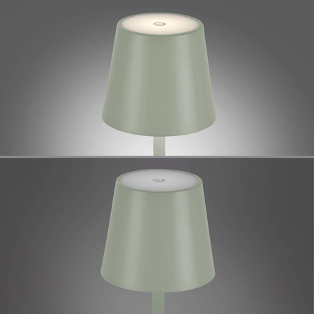 Przenośna LAMPA STOŁOWA USB EURIA ZIELONA (19250-43) - Paul Neuhaus