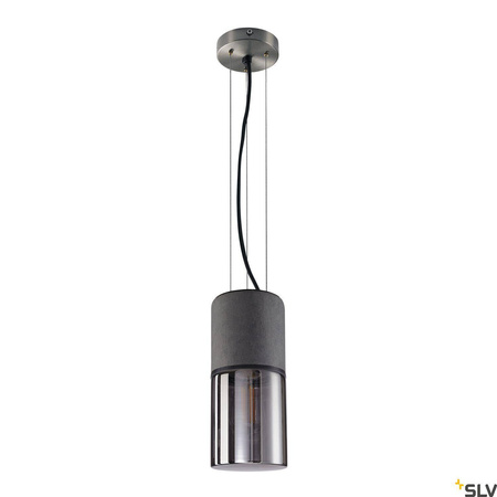 LISENNE, lampa wisząca, TC-(D,H,T,Q)SE, kolor kamienny szary, maks. 23 W (155714) - SLV