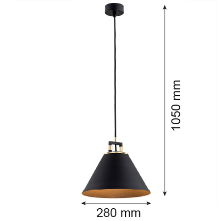 Lampa wisząca 1 pł. ORTE (4915) - Argon