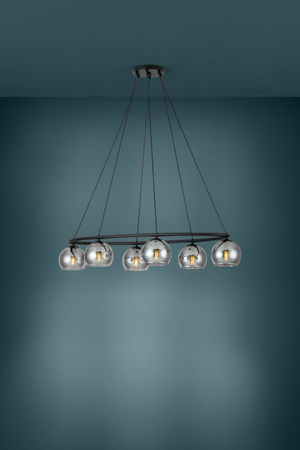 Lampa wisząca DAGUELLA czarna (39578) - EGLO