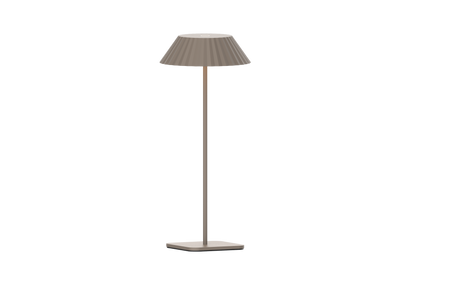 LAMPA STOŁOWA ZEWNĘTRZNA MAXLIGHT T0065 MUFFIN TAUPE IP44