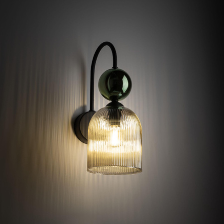 SOPHIA GREEN COGNAC KINKIET 1XE14 (11143) - TK Lighting
