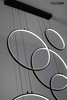 MOOSEE lampa wisząca CIRCULO SIX czarna (MSE010100371) - Moosee