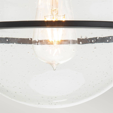 Lampa sufitowa Somerset - Czarny (QN-SOMERSET-F-C-BK) - Quintiesse