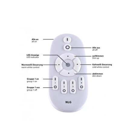 Lampa sufitowa FLAT (16533-16-O) - Paul Neuhaus