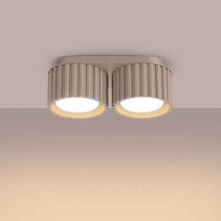 Plafon AURA 2 taupe Gx53 (SL.1818) - Sollux Lighting
