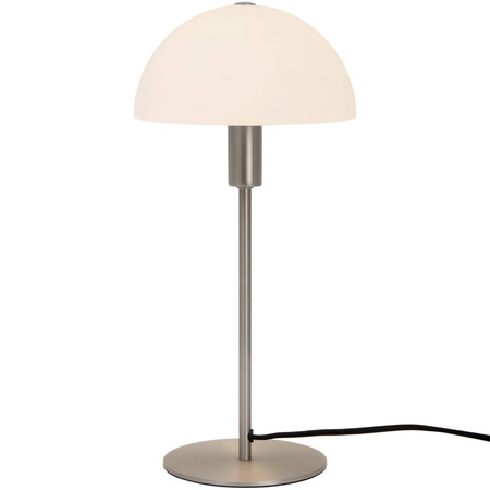 Lampa stołowa ze szklanym kloszem ELLEN Nordlux E14 40W Metal Stal szczotkowana