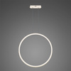 Lampa wisząca Ledowe okręgi No.1 X Φ100cm in 3k biała ściemnialna Altavola Design (LA073/X_100_in_3k_white_dimm) - ALTAVOLA DESIGN
