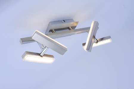 RICO LAMPA SUFITOWA STALOWY (11277-55) - Paul Neuhaus