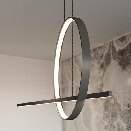 Lampa wisząca GLAD biała LED 4000K (TH.493) - Thoro Lighting