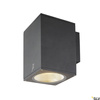 ENOLA SQUARE L, single, lampa ścienna natynkowa LED outdoor, kolor antracytowy CCT 3000/4000K (1003437) - SLV