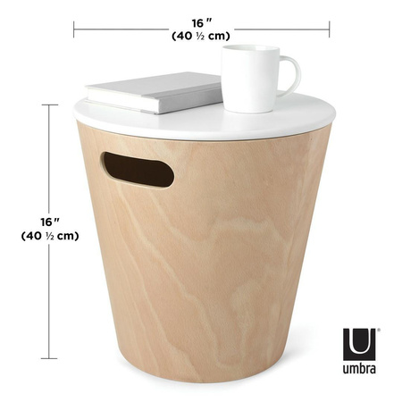 UMBRA stolik WOODROW biały - drewno (1009760-668) - Umbra