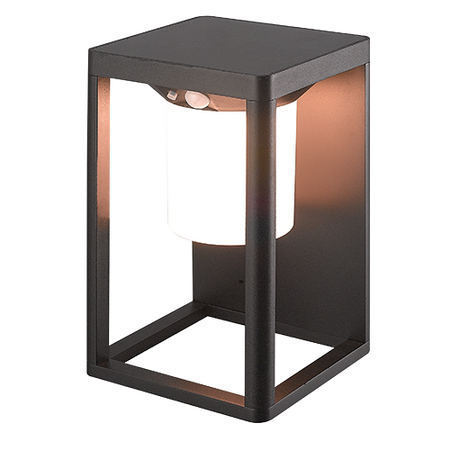 OUTDOOR WALL LIGHT LED WITH SOLAR 2W GRAPHITE (E295 Zambelis) - Zambelis