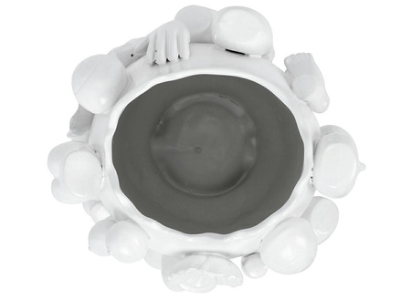 KARE wazon dekoracyjny BODY PARTS 37 cm   biały (52354) - Kare Design