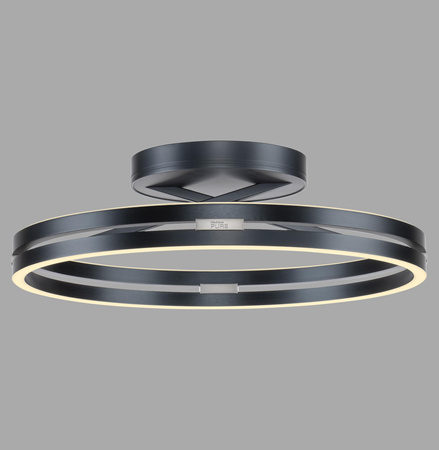 PURE LOOP LAMPA SUFITOWA SZARY (6552-15) - Paul Neuhaus