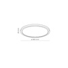 Plafon AQUA WHITE SMALL 24W LED (6900) - TK Lighting