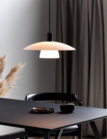 Lampa wisząca VERONA Nordlux E27 40W Szkło Czarny