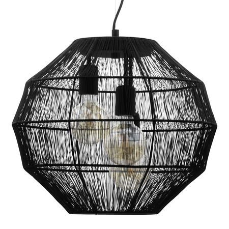 Lampa wisząca ORBETELLO czarna (390065) - EGLO