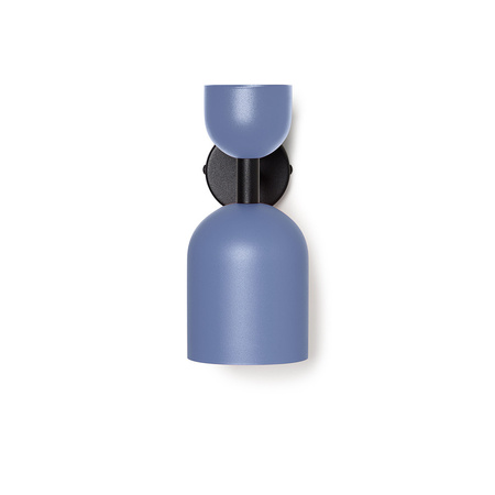 SUPURU W niebieska regulowana lampa ścienna / kinkiet z czarną rurką (SUK19020) - Ummo