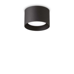 Lampa Sufitowa SPIKE Czarny (SPIKE_PL1_ROUND_NERO) - Ideal Lux
