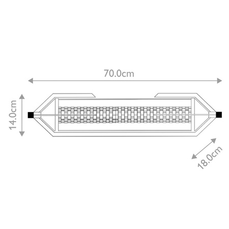 Kinkiet Espada - Polerowany chrom (QN-ESPADA-2W-PC) - Quintiesse