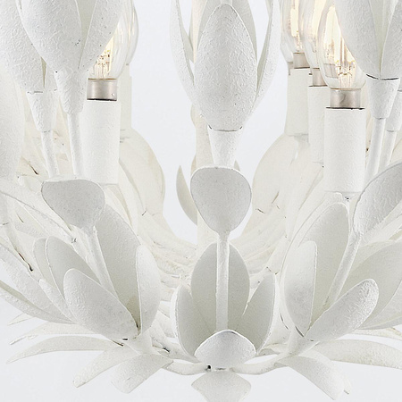 Lampa wyspowa Flora - 10 źródeł światła - Tynk strukturalny (QN-FLORA10-WHT) - Quintiesse