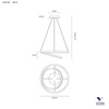 Lampa Wisząca HURRICANE 2 Ściemniacz (0001.31 DIM) - Vivida