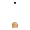 PENDANT LAMP NATURAL BRAIDED WHEAT 1XE27 (22166 Zambelis) - Zambelis