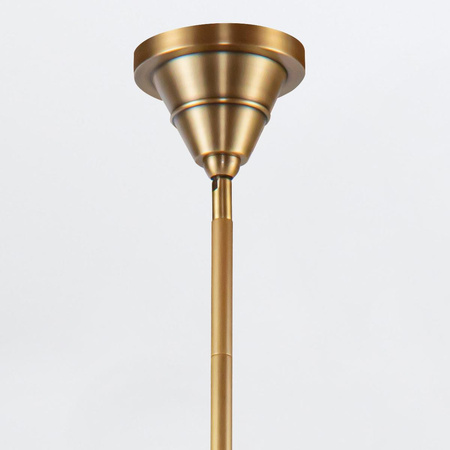 Lampa wyspowa Willard - 2 źródła światła - Vintage mosiądz (QN-WILLARD-LP2-VBS-PG) - Quintiesse