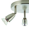 Lampa sufitowa Amalfi 3lt round satin nickel 35W (G2523413) - Saxby