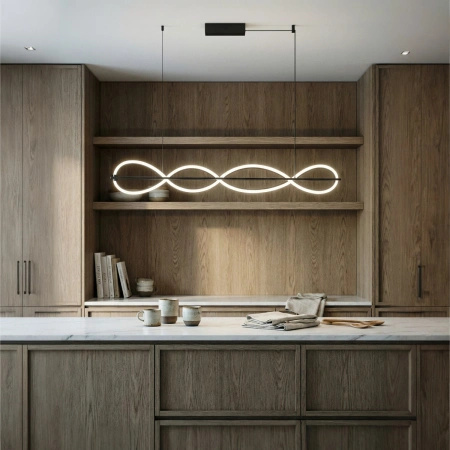 Ściemnialna lampa wisząca PESCARA PENDANT 150 3-STEP DIMM BK (AZ6746) Azzardo