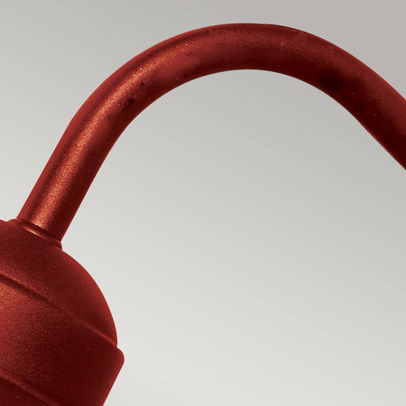 Czerwony kinkiet na elewację Klampenborg (KLAMPENBORG-OXR) - Elstead Lighting