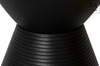 MODESTO stołek TAMBURO czarny - polipropylen (PP612.BLACK) - Modesto Design