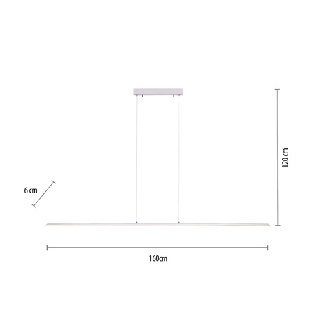 PURE LITE LAMPA WISZĄCA SREBRNY (8377-55) - Paul Neuhaus