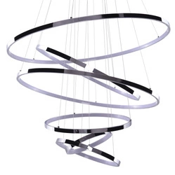 Żyrandol WHEEL 6 LONG DIMM CHROME (AZ2990) - Azzardo