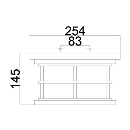 Plafon Lighthouse (FE-LIGHTHOUSE-F-BLK) - Elstead Lighting