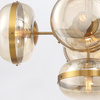 Lampa wyspowa Nottingham - 10 źródeł światła - Antyczny mosiądz (QN-NOTTINGHAM-10LP-AB) - Quintiesse