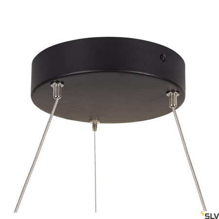 ONE 60 PD PHASE UP/DOWN, wewnętrzna oprawa wisząca LED, czarna, przełącznik CCT 2700/3000 K (1004759) - SLV