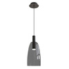 PENDANT LIGHT GLASS 5W SMOKE GRAY (1965 Zambelis) - Zambelis