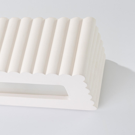 Kinkiet ceramiczny RIGATA biały (SL.1885) - Sollux Lighting