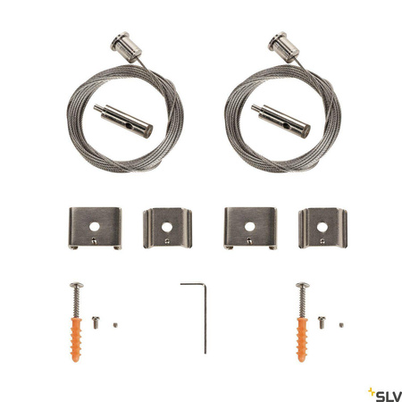 Zwis linkowy, do szyn EUTRAC®, S-TRACK i 1-fazowych, 5m, zestaw 2 szt. (1002845) - SLV