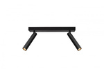 Lampa sufitowa ROLL 2 kolor Czarny (50920202) - KASPA