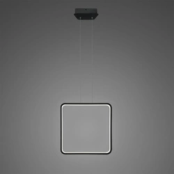 Lampa wisząca Ledowe Kwadraty No. 1 X Φ40 in 4k czarna ściemnialna Altavola Design (LA079/X_40_in_4k_black_dimm) - ALTAVOLA DESIGN