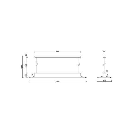 YOTTSU A melonowa sufitowa lampa wisząca (YOA653P02) - Ummo