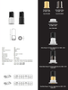 RECESSED SPOT LED LIGHT 9W 3000K BLACK (S210 Zambelis) - Zambelis