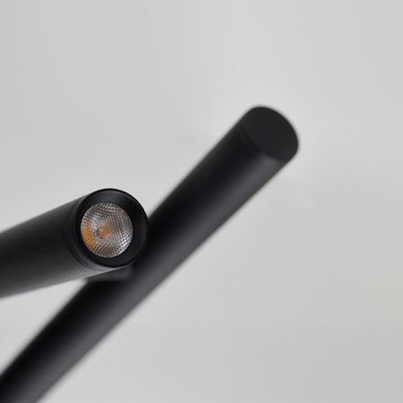 Czarna lampa stołowa z wyłącznikiem dotykowym TROST TABLE BK (AZ6801) Azzardo